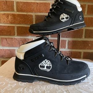 Timberland Euro Sprint Nubuck Boots Black (A1R39) Size women’s 8